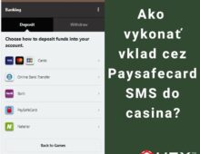 Nejlepší Paysafecard kasina pro výběry a vklady