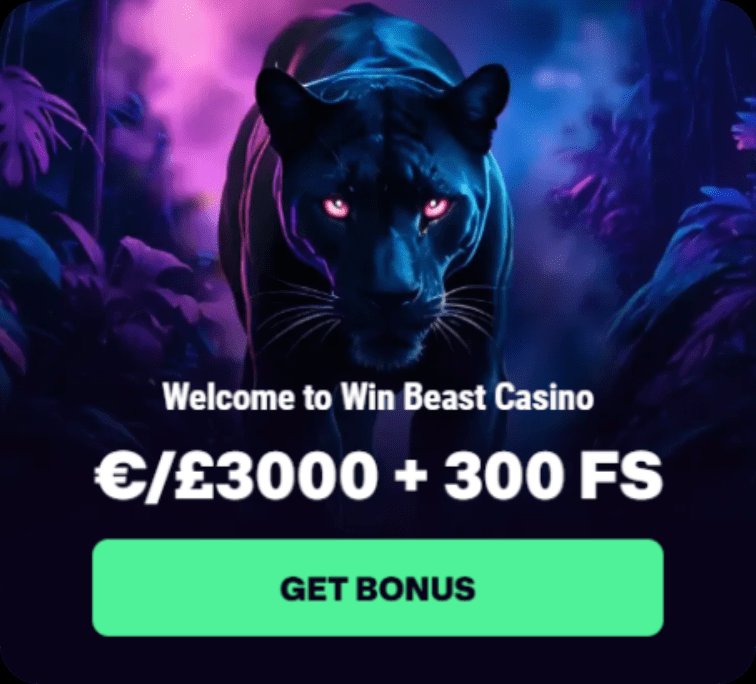 WinBeast Casino UK Review: Exclusive No Deposit Bonus Codes