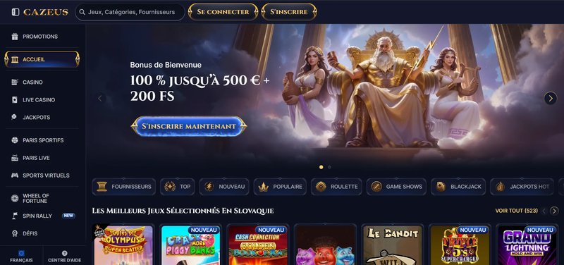 Découvrez les avantages de Cazeus Casino : jeux en ligne et bonus exclusifs